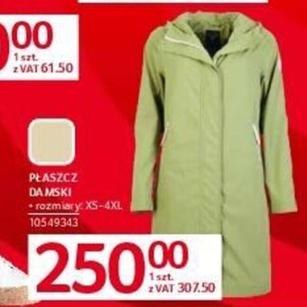 Selgros PŁASZCZ DAMSKI oferta