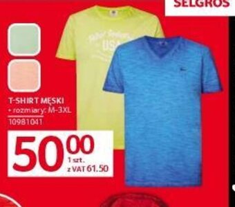 Selgros T-SHIRT MĘSKI oferta