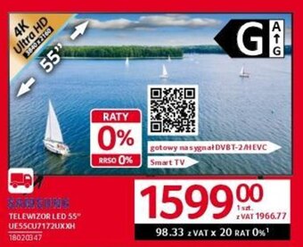 Selgros SAMSUNG TELEWIZOR LED 55" UE55CU7172UXXH oferta
