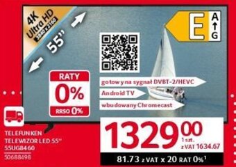 Selgros TELEFUNKEN TELEWIZOR LED 55" 55UG8460 oferta