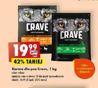 Biedronka Crave, Karma dla psa 1 kg oferta