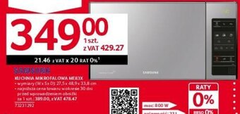 Selgros Samsung KUCHNIA MIKROFALOWA ME83X oferta