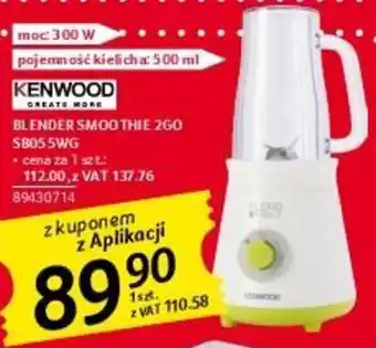 Selgros KENWOOD BLENDER SMOOTHIE 2GO oferta