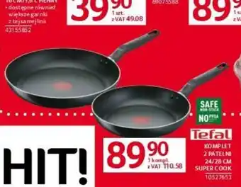 Selgros KOMPLET 2 PATELNI 24/28 CM SUPER COOK oferta