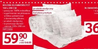Selgros KOŁDRA BLOMMENSLYST 160 x 200 CM oferta