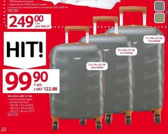 Selgros WALIZKA ABS 52 CM oferta