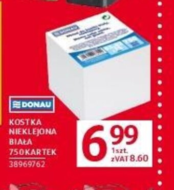 Selgros KOSTKA NIEKLEJONA BIAŁA 750 KARTEK oferta