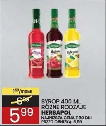 Wafelek HERBAPOL SYROP 400 ML oferta