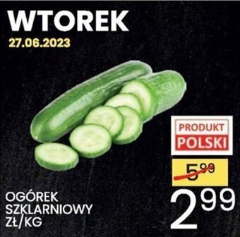 Wafelek OGÓREK SZKLARNIOWY 1KG oferta