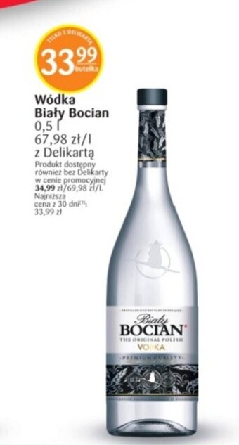 Delikatesy Centrum Wódka Biały Bocian 0,5l oferta