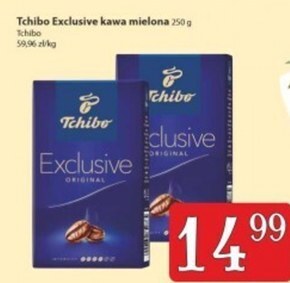 Społem Tchibo exclusive kawa palona mielona 250 g oferta