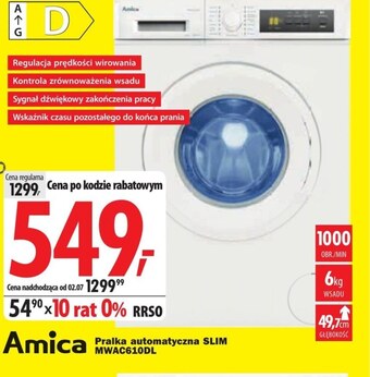 Media Expert Pralka amica oferta