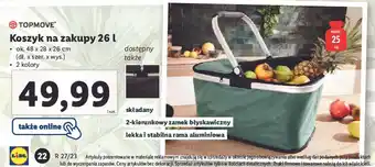 Lidl Koszyk na zakupy 26 l topmove oferta