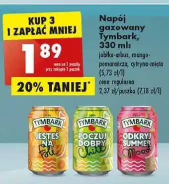 Biedronka Napój jabłko-arbuz tymbark 1936 oferta