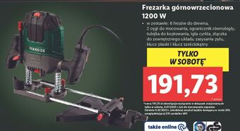 Lidl Frezarka górnowrzecionowa 1200 w parkside oferta