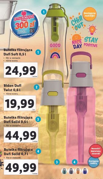 Lidl Butelka soft 500 ml dafi oferta