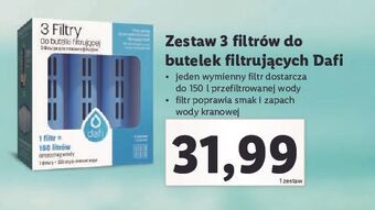 Lidl Filtry do butelki dafi oferta