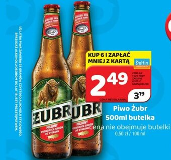 Delfin Piwo Żubr 500ml oferta