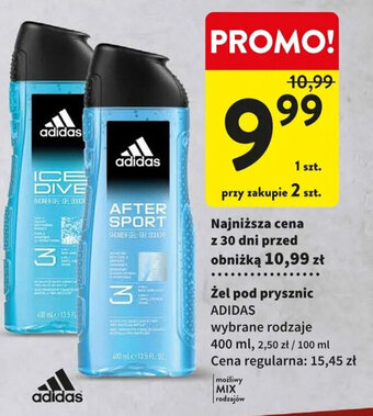 Intermarche Żel pod prysznic ADIDAS 400ml oferta