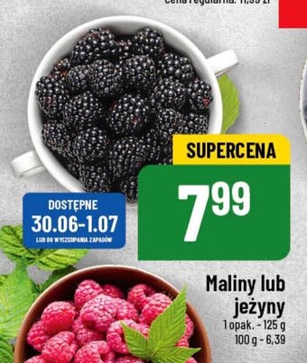 Polomarket Maliny lub jeżyny 125 g oferta