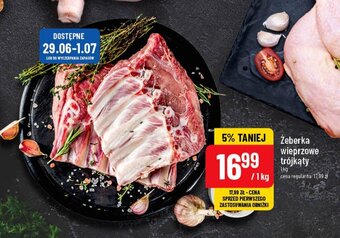 Polomarket Żeberka wieprzowe trójkąty 1 kg oferta
