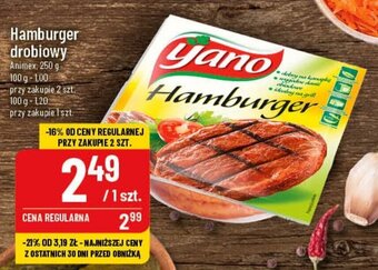 Polomarket Hamburger drobiowy Animex, 250 g oferta