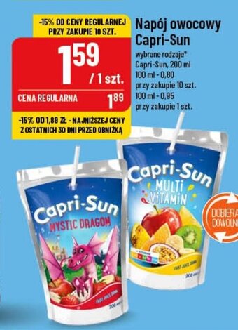 Polomarket Napój owocowy Capri-Sun, 200 ml oferta