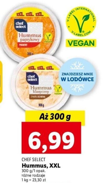 Lidl CHEF SELECT Hummus, 300 g oferta