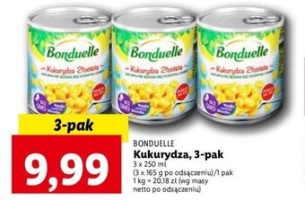 Lidl BONDUELLE Kukurydza, 3-pak 3x250ml oferta