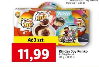 Lidl Kinder Joy Funko 3 x 20 g oferta