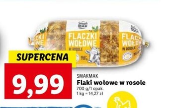 Lidl SMAKMAK Flaki wołowe w rosole 700 g oferta