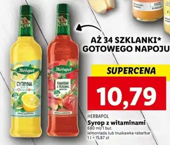 Lidl HERBAPOL Syrop z witaminami 680ml oferta