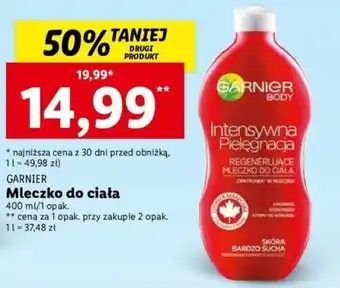 Lidl GARNIER Mleczko do ciała 400 ml oferta