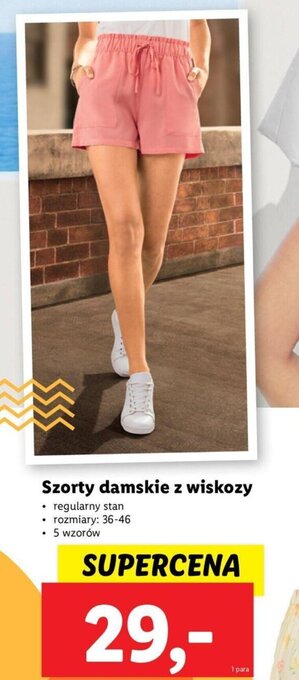 Lidl Szorty damskie z wiskozy oferta