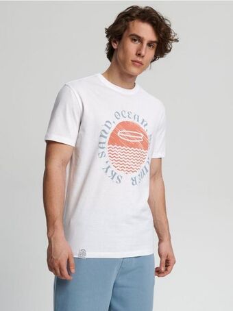 Sinsay Koszulka z nadrukiem oferta