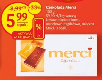 Delikatesy Centrum Czekolada Merci 100g oferta