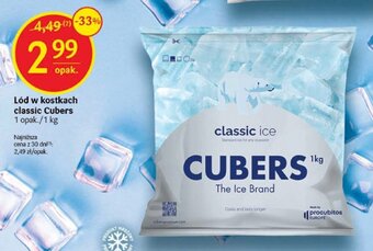 Delikatesy Centrum Lód w kostkach classic Cubers 1 kg oferta