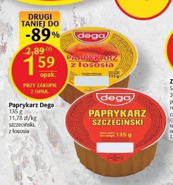 Delikatesy Centrum Paprykarz Dega 135 g oferta