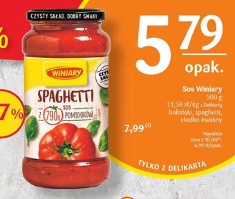 Delikatesy Centrum Sos Winiary 500 g oferta