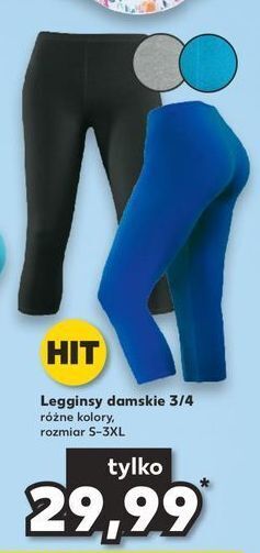 Kaufland Legginsy damskie 3/4 oferta