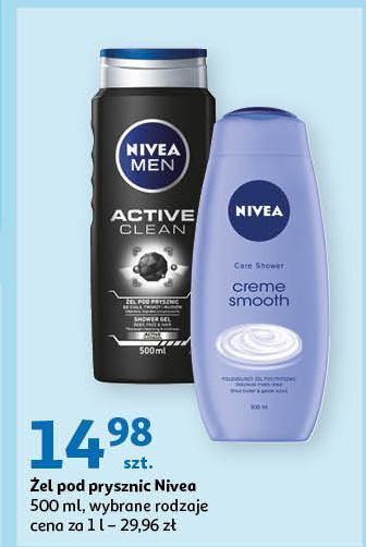 Auchan Zel pod prysznic nivea creme smooth oferta