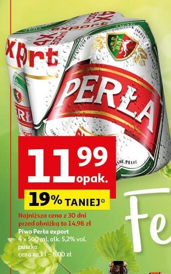 Auchan Piwo perła export oferta