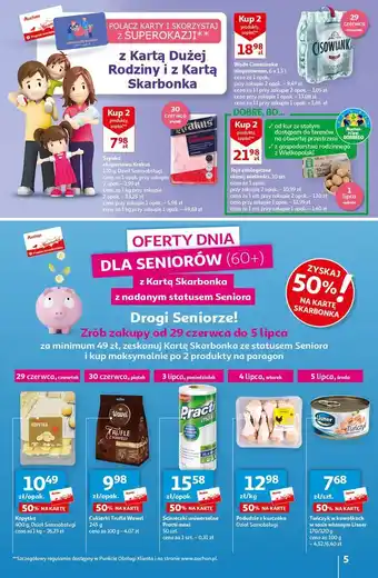 Auchan Woda niegazowana cisowianka oferta
