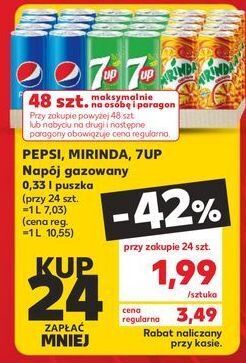 Kaufland Napój orange mirinda oferta