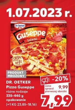 Kaufland Pizza z salami dr. oetker guseppe oferta