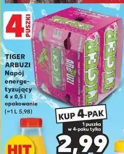 Kaufland Napój arbuz tiger energy drink oferta