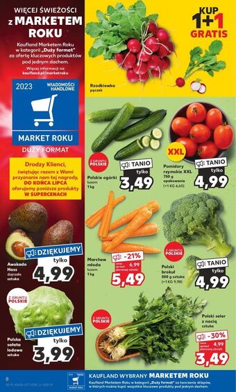Kaufland Sałata lodowa oferta