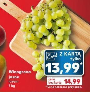 Kaufland Winogrona jasne oferta