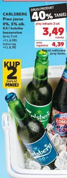 Kaufland Piwo carlsberg 0% oferta