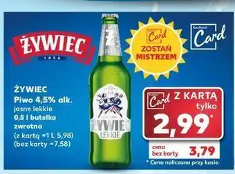 Kaufland Piwo żywiec jasne lekkie oferta